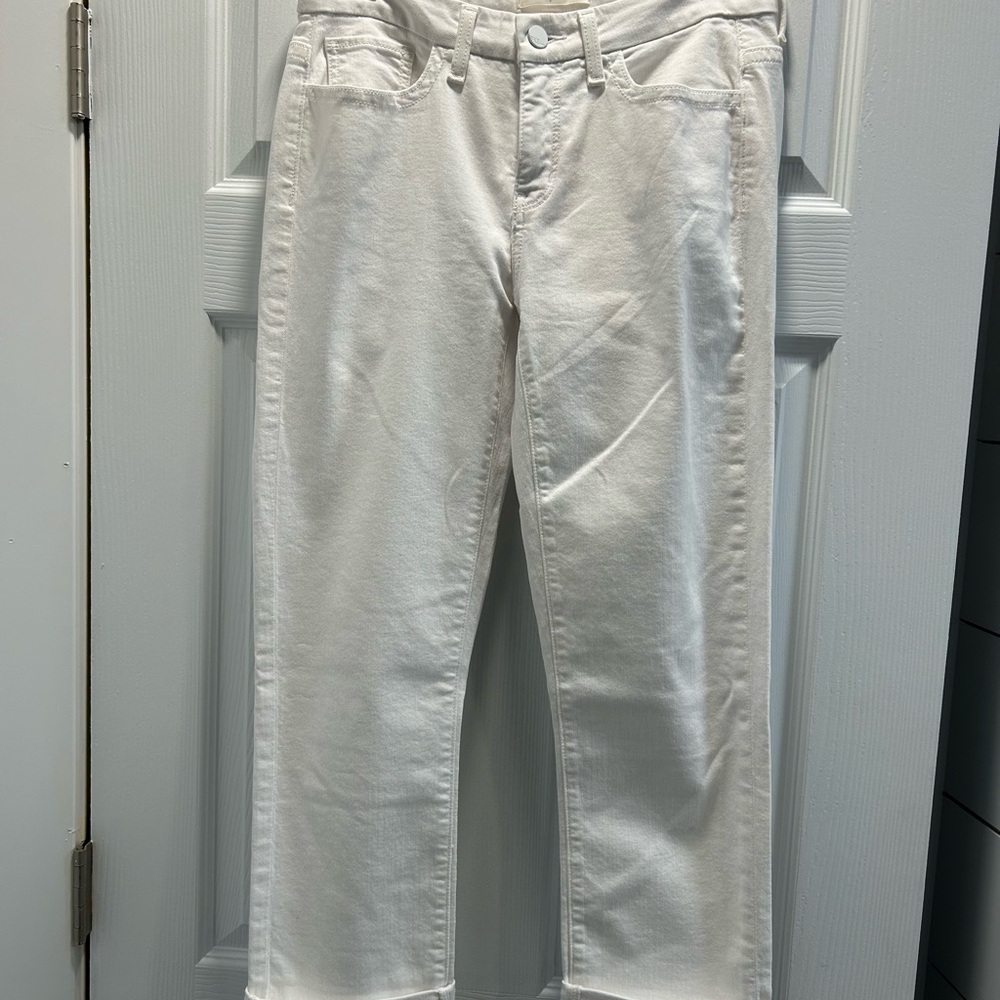 NWT Women’s BKE Payton White Crop Size W27 L24